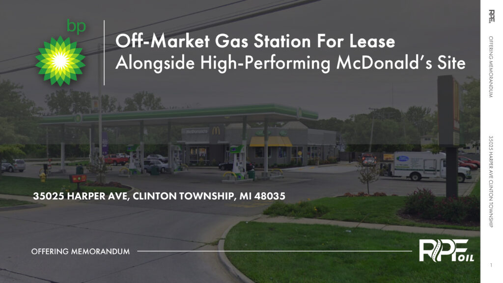 BP 35025 Harper Ave, Clinton Township, MI 48035 RPF Oil Company